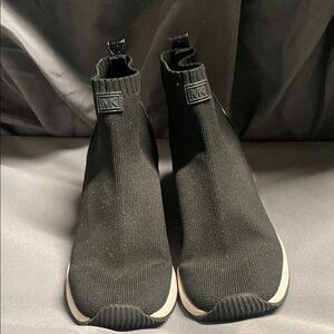 Michael Kors Black Knit Sneakers